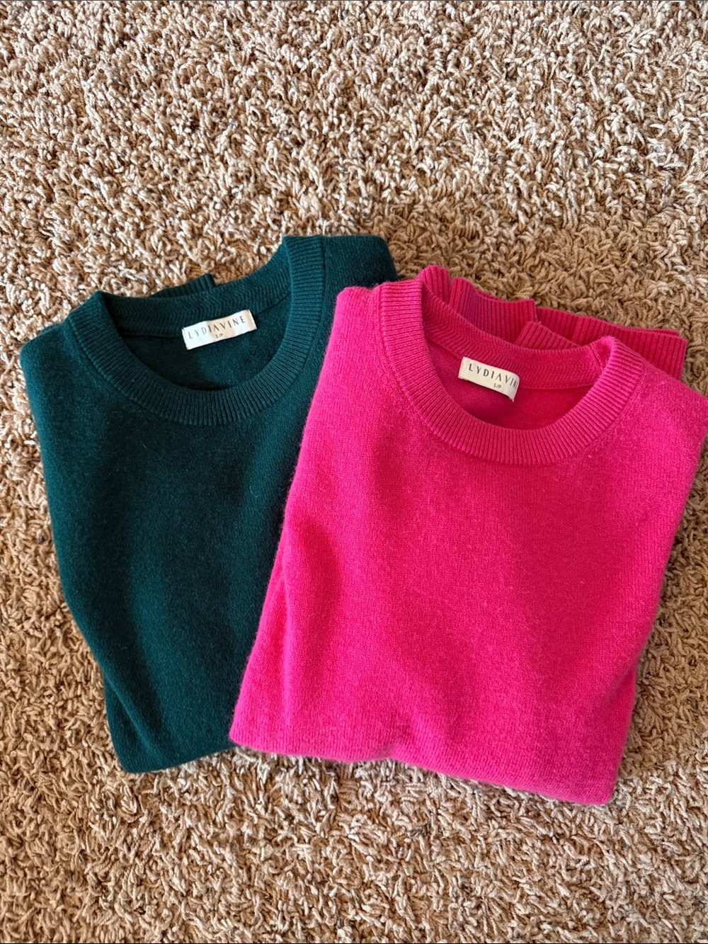 Pair of 100% Cashmere Sweaters
